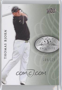 2014 Upper Deck Exquisite Collection - [Base] #40 - Thomas Bjorn /125