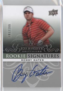 2014 Upper Deck Exquisite Collection - [Base] #53 - Rookie Signatures - Bobby Gates /199