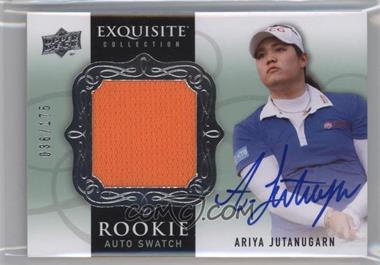 2014 Upper Deck Exquisite Collection - [Base] #71 - Rookie Auto Swatch - Ariya Jutanugarn /175