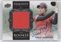 Rookie Auto Swatch - Moriya Jutanugarn #/175