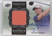 Rookie Auto Swatch - Graeme McDowell #/99