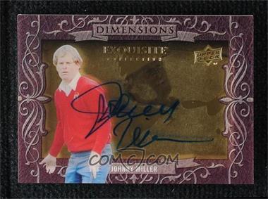 2014 Upper Deck Exquisite Collection - Dimensions #D-DJ - Johnny Miller