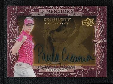 2014 Upper Deck Exquisite Collection - Dimensions #D-PC - Paula Creamer