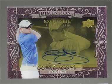 2014 Upper Deck Exquisite Collection - Dimensions #D-SD - Simon Dyson