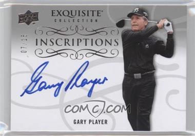 2014 Upper Deck Exquisite Collection - Inscriptions #EI-GP - Gary Player /15