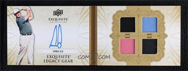 2014 Upper Deck Exquisite Collection - Legacy Gear #LG-EE - Ernie Els /25