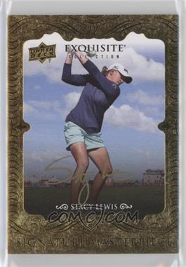 2014 Upper Deck Exquisite Collection - Signature Masterpieces #ESM-SL - Stacy Lewis