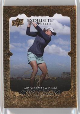 2014 Upper Deck Exquisite Collection - Signature Masterpieces #ESM-SL - Stacy Lewis