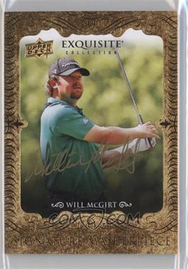 2014 Upper Deck Exquisite Collection - Signature Masterpieces #ESM-WM - Will McGirt