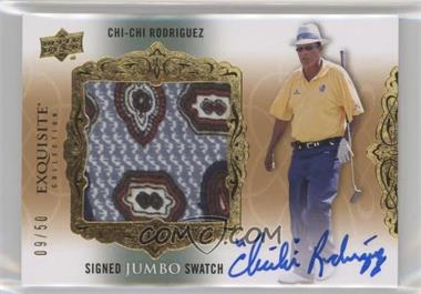 2014 Upper Deck Exquisite Collection - Signed Jumbo Swatch #SJS-CR - Chi-Chi Rodriguez /50