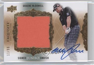 2014 Upper Deck Exquisite Collection - Signed Jumbo Swatch #SJS-GM - Graeme McDowell /99