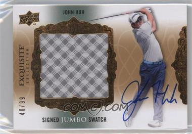 2014 Upper Deck Exquisite Collection - Signed Jumbo Swatch #SJS-JH - John Huh /99