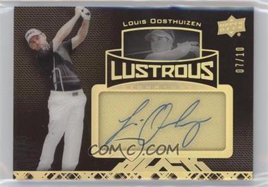 2014 Upper Deck Exquisite Collection - UD Black - Spectrum Gold #49 - Louis Oosthuizen /10 [EX to NM]