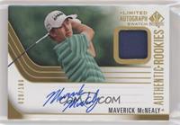 Authentic Rookie Signature Swatch - Maverick McNealy #/100