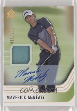 2021 SP Authentic - [Base] - Limited #48 - Auto Swatch - Maverick McNealy /100