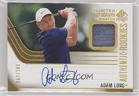 Authentic Rookie Signature Swatch - Adam Long #/100