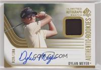 Authentic Rookie Signature Swatch - Dylan Meyer #/100