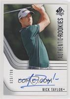 Authentic Rookie Signatures Tier 1 - Nick Taylor #/799