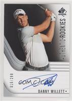 Authentic Rookie Signatures Tier 2 - Danny Willett #/299