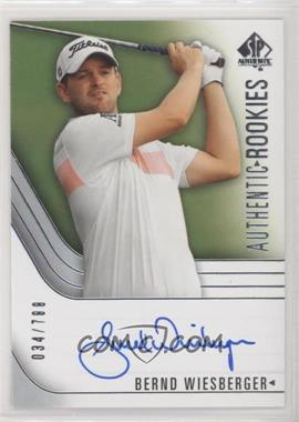 2021 SP Authentic - [Base] #91 - Authentic Rookie Signatures Tier 1 - Bernd Wiesberger /799