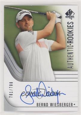 2021 SP Authentic - [Base] #91 - Authentic Rookie Signatures Tier 1 - Bernd Wiesberger /799