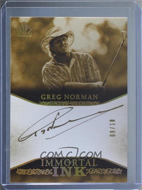 2021 SP Authentic - Immortal Ink #II-GN - Greg Norman /10