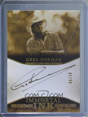 2021 SP Authentic - Immortal Ink #II-GN - Greg Norman /10