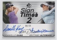 Danielle Kang, Brittany Altomare #/25
