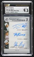 Danny Willett, Russell Knox, Adam Long [CSG 9.5 Mint Plus] #/15