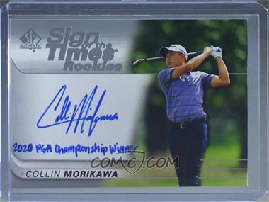 2021 SP Authentic - Sign of the Times Rookie Autographs - Inscriptions #SOTTR-CM - Collin Morikawa "2020 PGA Championship Winner" /50