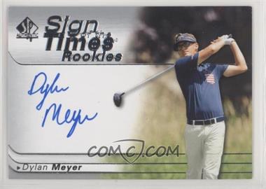 2021 SP Authentic - Sign of the Times Rookies #SOTTR-DM - Dylan Meyer