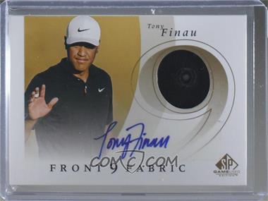 2021 SP Game Used - 2002 Retro Front 9 Fabrics Achievements - Spectrum Signature Fabrics #RF9-TF - Tony Finau