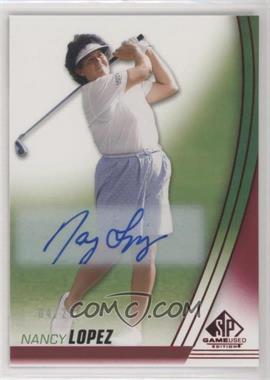 2021 SP Game Used - [Base] - Red Autographs #8 - Nancy Lopez /25