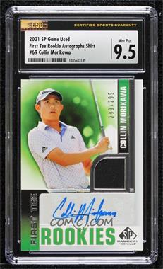 2021 SP Game Used - [Base] #69 - First Tee Rookies Level 2 - Collin Morikawa /299 [CSG 9.5 Mint Plus]