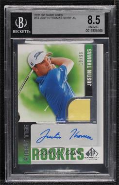 2021 SP Game Used - [Base] #74 - First Tee Rookies Level 3 - Justin Thomas /99 [BGS 8.5 NM‑MT+]