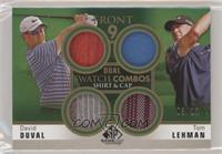 David Duval, Tom Lehman #/25