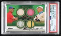 Tiger Woods, Jack Nicklaus [PSA 7 NM] #/25