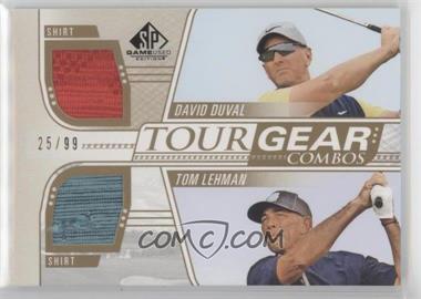 2021 SP Game Used - Tour Gear Combos - Gold #TG2-LD - David Duval, Tom Lehman /99