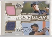 Justin Thomas, Tony Finau #/99