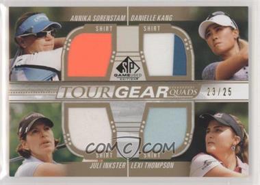 2021 SP Game Used - Tour Gear Quads - Gold #TG4-SKIT - Annika Sorenstam, Danielle Kang, Juli Inkster, Lexi Thompson /25