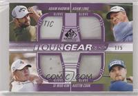 Adam Hadwin, Adam Long, Si Woo Kim, Austin Cook #/5