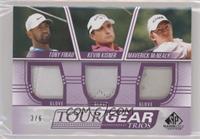 Tony Finau, Kevin Kisner, Maverick McNealy #/6