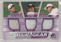 Francesco Molinari, Jason Dufner, Pat Perez #/6