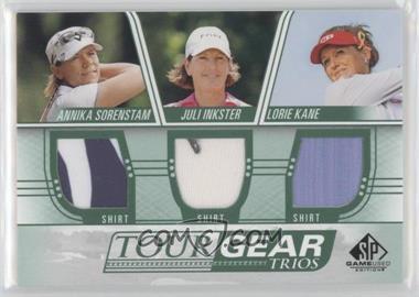 2021 SP Game Used - Tour Gear Trios #TG3-SIK - Annika Sorenstam, Juli Inkster, Lorie Kane