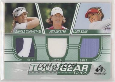 2021 SP Game Used - Tour Gear Trios #TG3-SIK - Annika Sorenstam, Juli Inkster, Lorie Kane