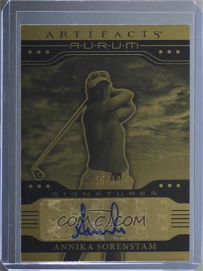 2021 Upper Deck Artifacts - Aurum Signatures #AS-AS - Annika Sorenstam /10