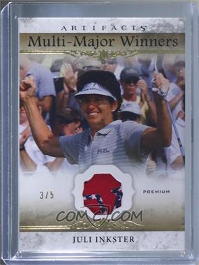 2021 Upper Deck Artifacts - Multi-Major Winners Memorabilia - Premium #MR-JI - Juli Inkster /5