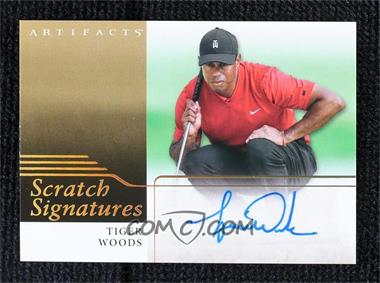 2021 Upper Deck Artifacts - Scratch Signatures #SS-TW - Tiger Woods