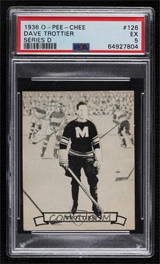 1936-37 O-Pee-Chee - Series D #126 - Dave Trottier [PSA 5 EX]