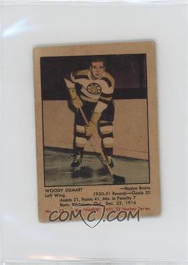 1951-52 Parkhurst - [Base] #28 - Woody Dumart